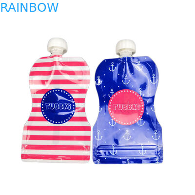 Tas Cerat Reusable Kemasan Minuman Kantong Plastik Cair Disesuaikan Dicetak