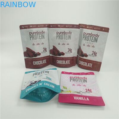 K Pouch Stand Up Coffee Bag Aluminium Ditutup Kembali Pencetakan Kustom Penuh Warna