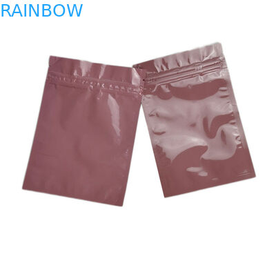 Kantong Plastik yang Dapat Dipulihkan Kemasan Tas Lipgloss Kecil Kustom Dicetak Ziplock Untuk Kosmetik