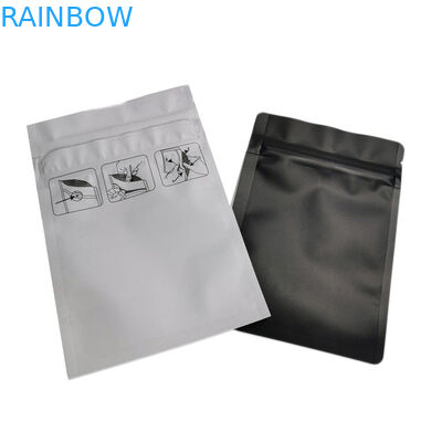 Kantong Plastik yang Dapat Dipulihkan Kemasan Tas Lipgloss Kecil Kustom Dicetak Ziplock Untuk Kosmetik