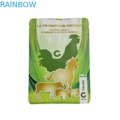 Kustom Dicetak Kantong Makanan Hewan Peliharaan Tas Kemasan Plastik Dilaminasi Untuk Makanan Hewan Peliharaan