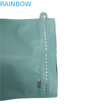 Kantong Plastik Ritsleting Kemasan Foil Doypack Pengaman Gravure Pencetakan Dengan Jendela