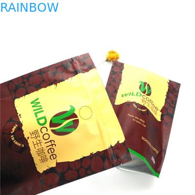 Matte Customized Foil Pouch Kemasan Tas Kopi Sealing Kuat Ramah Lingkungan