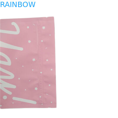 Kantong Plastik yang Dapat Ditutup Ulang Kemasan Ziplock Shinny Natural Scrub Bags Gravure Printing