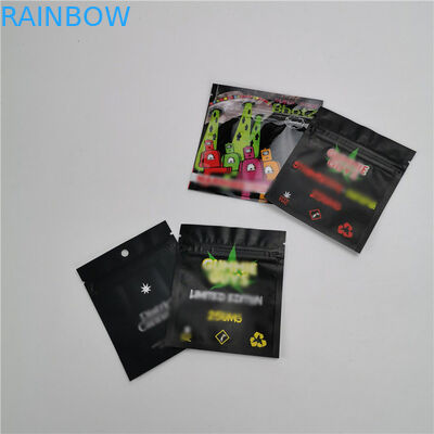 Bahan Laminated Stand Up Coffee Pouches 8oz Plastik Ziplock Hemp CBD Packaging