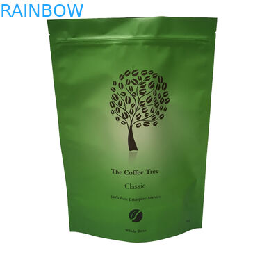 Aluminium Foil Foil Kantung Kemasan Ziplock Doypack Coffee Mylar Bags Matt Surface