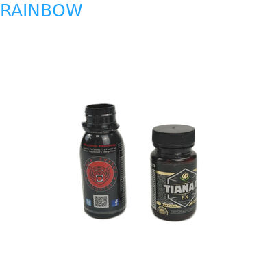 Laminasi Glossy Shrink Label Lengan Pet / Pvc Plastik Botol Cup Non Toxic