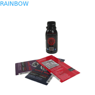 Laminasi Glossy Shrink Label Lengan Pet / Pvc Plastik Botol Cup Non Toxic