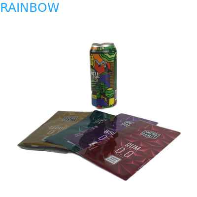 Pencetakan Offset Label Botol Panas Menyusut Desain Pet / Pvc Fleksibel Disesuaikan