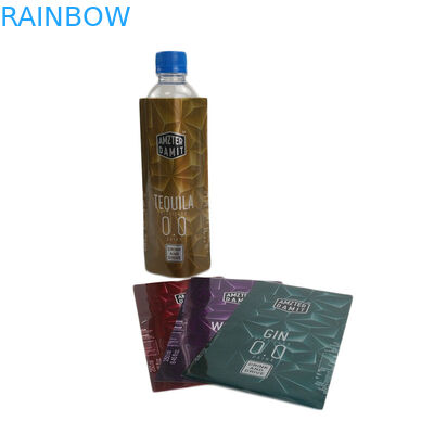 Pencetakan Offset Label Botol Panas Menyusut Desain Pet / Pvc Fleksibel Disesuaikan