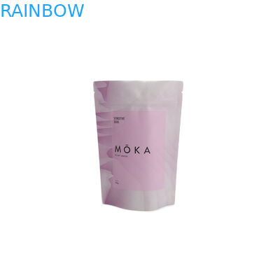 Biodegradable Kopi Teh Foil Kemasan Tas Bahan Plastik Ziplock Logo Kustom