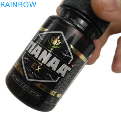 Minuman Botol Air Shrink Lengan Label Kustom Plastik Full Color Dicetak