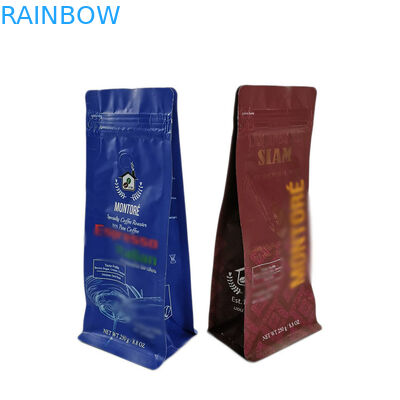 Biji Kopi, Kantong Teh Kemasan, Cetak Kustom, Tas Zipper Top Standing Up