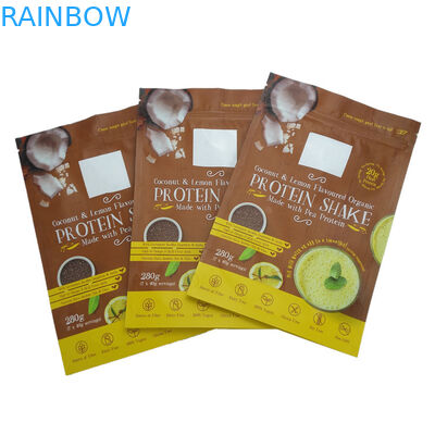 Aluminium Foil Zipper Pouch Bag Untuk Kemasan Bubuk