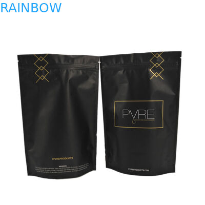 Kemasan Matte Black Coffee Laminasi Foil Pouch