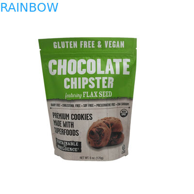 Kemasan Makanan Ringan ziplock Laminated Foil Stand Up Pouch