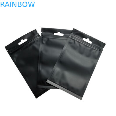 Matte Finish Zipper Foil Berjajar Kosmetik Pacakging Pouch