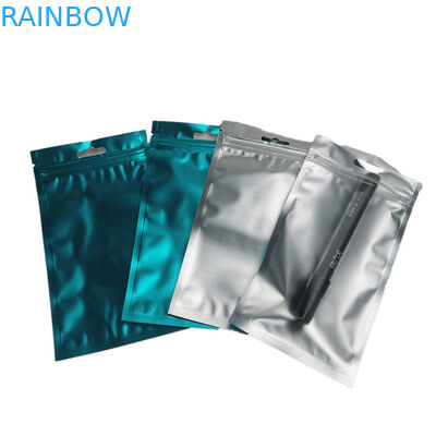 Disesuaikan Transparan Depan Zip Lock Foil Pouch Packaging