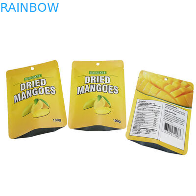 Paket Buah Kering Foil Tas Kemasan Makanan Ringan Ditutup Kembali