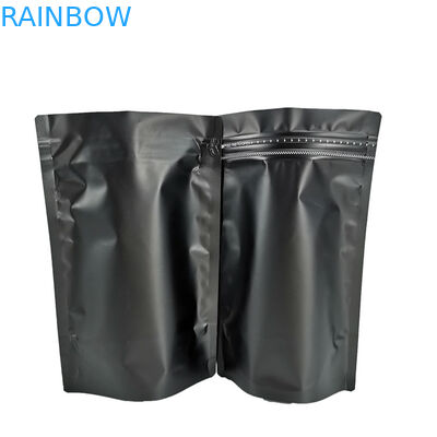 Kantong Stand Up Matte Non Laminated Matte Hitam Tidak Berbau