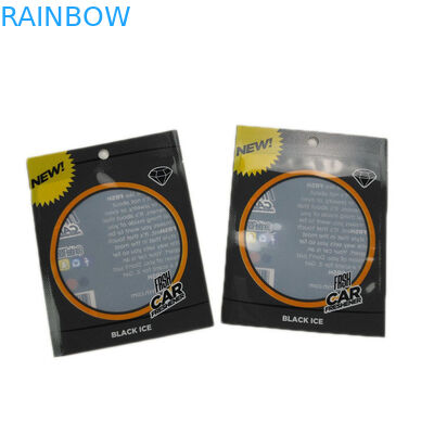 Hapus Jendela Segel Tiga Sisi Gantung Lubang Kunci Zip Kantong