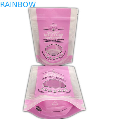 Plastik Depan Zipper Lock Kemasan Kantong Plastik MOPP