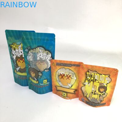 Aluminium Foil Weed Cookie CBD 3x4 Stand Up Zipper Bag