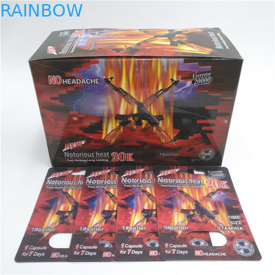 Kustom Dicetak Plastik Badak Pil Blister Kartu Packing