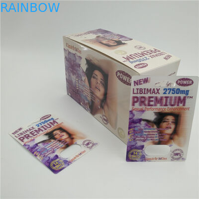 Kustom Dicetak Plastik Badak Pil Blister Kartu Packing