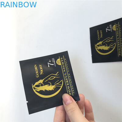 Mylar Herbal Gummy Foil Berjajar Kemasan Kantong Plastik