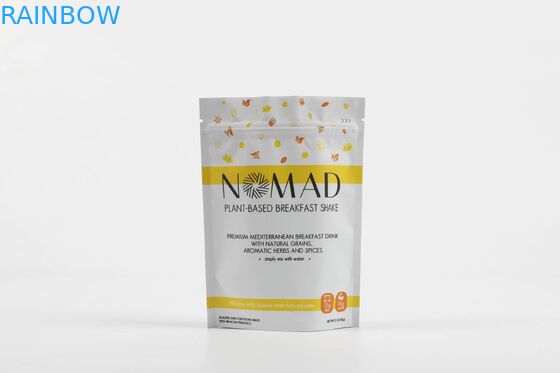 Bau Bukti Kacang CMYK Mencetak Stand Up Food Pouch