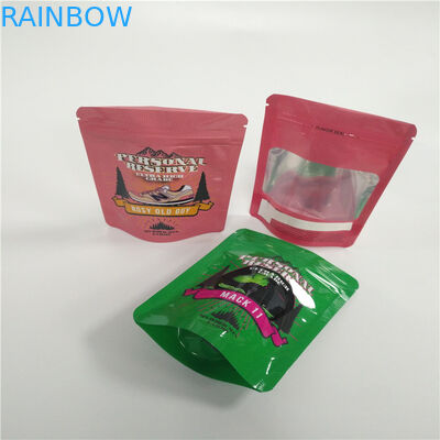 Aluminium Foil 7g Mylar Stand Up Bag yang dapat ditutup kembali