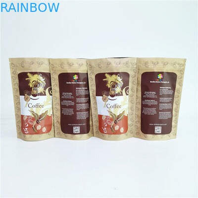 Digital Printing 250g Stand Up Ziplock Coffee Bag Untuk Biji Kopi