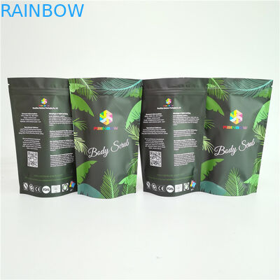 Kustom Dicetak 500g Body Scrub Packaging Bag Untuk Bath Salt Foil Ziplock Pouch
