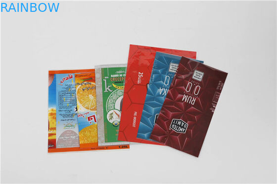 Waterproof PVC PET Shrink Sleeve Labels CMYK Untuk Botol Kosmetik