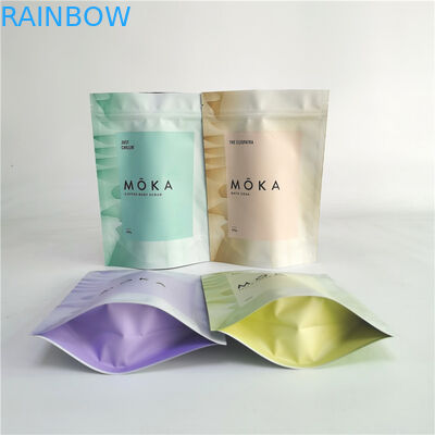 Stand Up Ziplock Pouch Body Scrub Packaging Bag Untuk Garam Mandi Dengan Foil Di Dalamnya