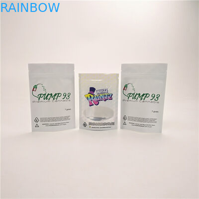 Sampel gratis anak disesuaikan bukti tas CBD runtz cookie hutan kantong obat dengan jendela