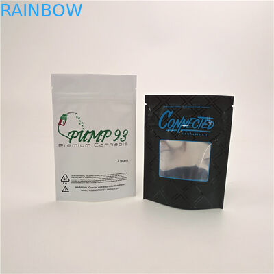 Sampel gratis anak disesuaikan bukti tas CBD runtz cookie hutan kantong obat dengan jendela