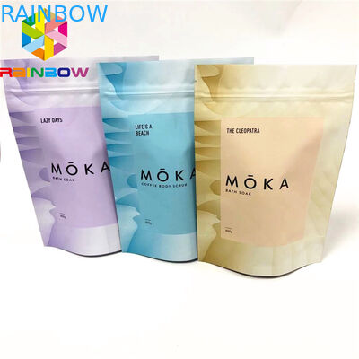 Kualitas Tinggi Biodegradable Bau Bukti Matte Hitam Ziplock Plastik Kemasan Tas