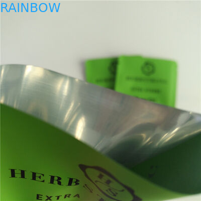 20mg tas kemasan mariyuana medis mylar foil pouch tambalan CBD kecil sekali pakai