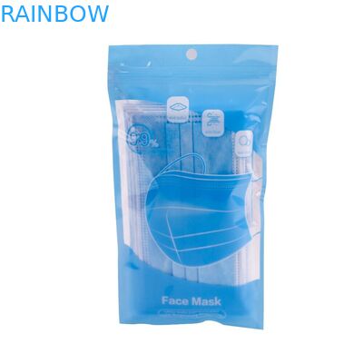 Pemasok Cina pencetakan desain khusus tas ziplock plastik N95 / KF94 yang dapat ditutup kembali untuk topeng