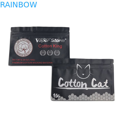 CBD Cat Food Dog Food Packaging Bags Silver Aluminium Foil Bag Dengan Ritsleting Pengaman Anak