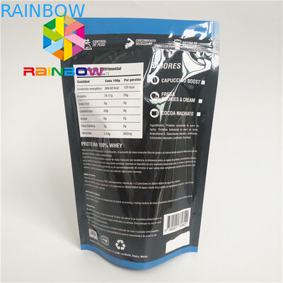 Logo Kustom Biodegradable Stand Up Kantong Plastik Kemasan Teh Makanan Ziplock Pengiriman Tas Bukti Bau Gulma