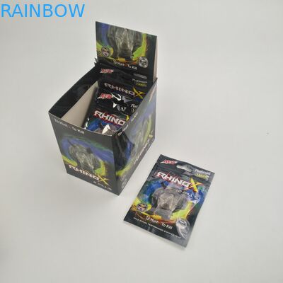 Suplemen Nutrisi 90% Herbal Extract Powder Pills Kapsul Lama untuk Man Packaging Rhino