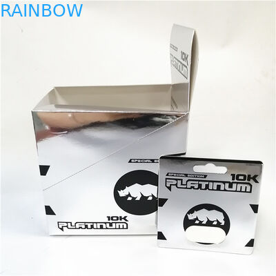 Hot Sale Male Capsule Enhancement Pills Packaging Card Box Printing Pink Pussycat Paper Card Promotion
