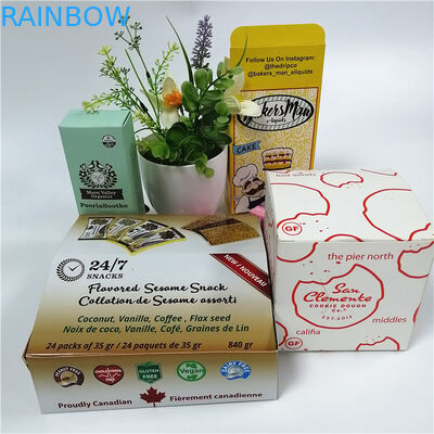 Kemasan kotak kertas kue OEM 350g kertas kemasan makanan kemasan berkualitas tinggi