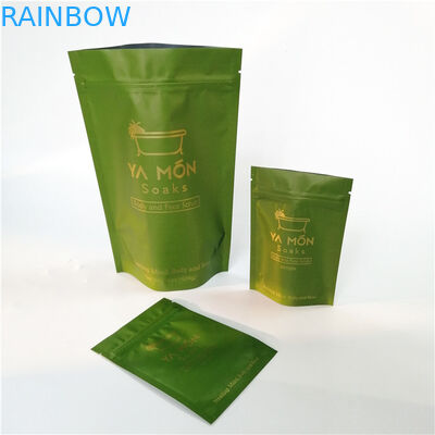 Stand up gusset foil pouch packaging mositure proof kantong kopi bubuk dengan katup