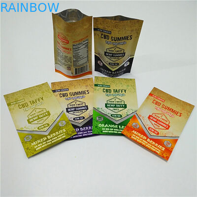 Ziplock Flower Leaves Seed Edible Gummies Weed Packaging Bags Kantong Tahan Anak Dupa Kemasan