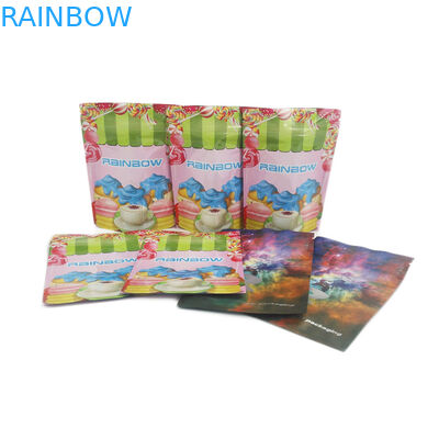 Stand Up Matte Disesuaikan 3.5g 1oz 10g Cookies Packaging Bag Reusable Child Resistant Cannabis
