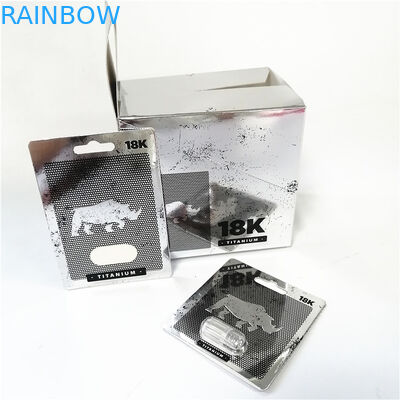 Tampilkan kartu kertas efek UV dengan kotak kemasan kartu Pink Pussycat kemasan blister